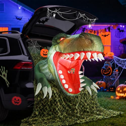 Inflatable Dinosaur Car Decoration Kit for Trunk or Treat - Dinasaur Variation