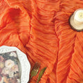Orange Cheesecloth Table Runner 10FT for Fall Wedding Bridal Shower Home Decor - Pack of 1