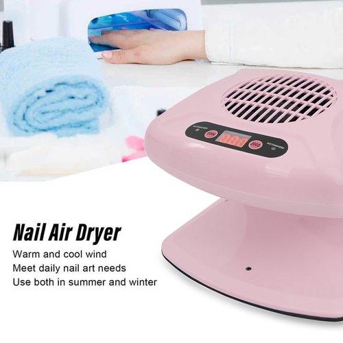 Nail Dryer for Regular Polish,300W Nail Drying Fan with Auto Sensor,Hot & Cold Air Nail Drying Fan for Salon & Home Manicure Use
