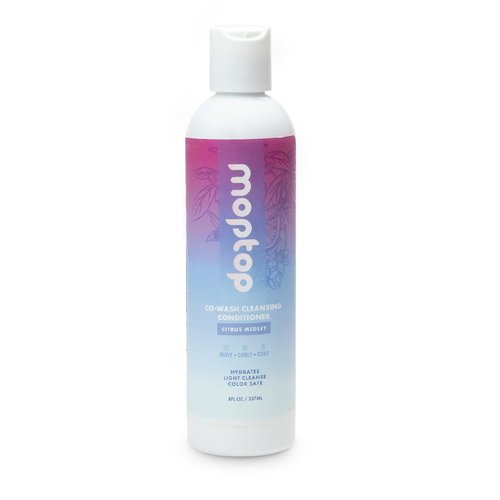 MopTop Cowash Cleansing Conditioner - Moisturizing Curly Hair Care, Frizz Control & Manageability | Citrus Medley, 8oz