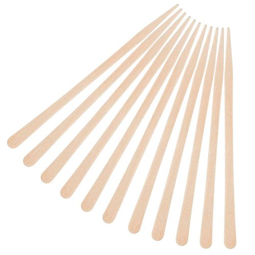 1200 Pack Wooden Waxing Sticks Wax Spatulas Sticks Small Wax Applicator Sticks Wood Craft Sticks Spatulas Applicator for Hair Eyebrow Nose Removal (Without Handle)
