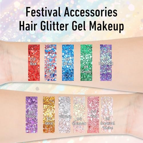 Rainbow Body Glitter Stick - Holographic Shimmer Eye Face Makeup - Variation of THIS listing