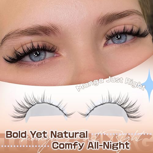 60K Bunny Manga Eyelash Clusters - 10-14mm Natural Spiky C-Curl Lashes