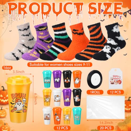 Glitopper Gift Bulk for Coworkers - 12 Happy Halloween Decorations