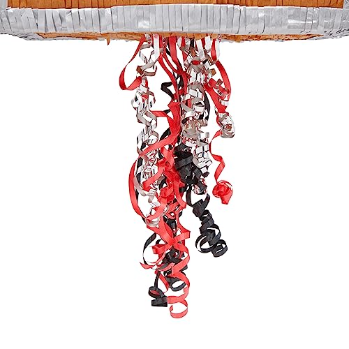 Pirate Treasure Chest Pull String Piñata - 12x6.5x10 Inches Party Decoration
