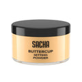 Sacha BUTTERCUP Setting Powder - Translucent Face Powder for Medium to Dark Skin Tones | Blurs Fine Lines, 1.75 oz