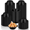 Black Disposable Plastic Bowls, 160 pcs, 12oz for Halloween Parties & Food Serving - Variation: Black