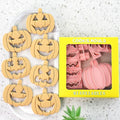 Halloween Cookie Cutter Set 3D Pumpkin Shape with Variation K - DIY Baking & Decoration