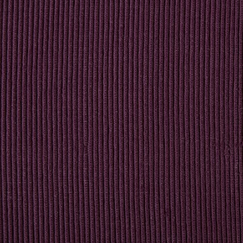 Eggplant 13x19 Inch Ribbed Cotton Placemat Set of 6