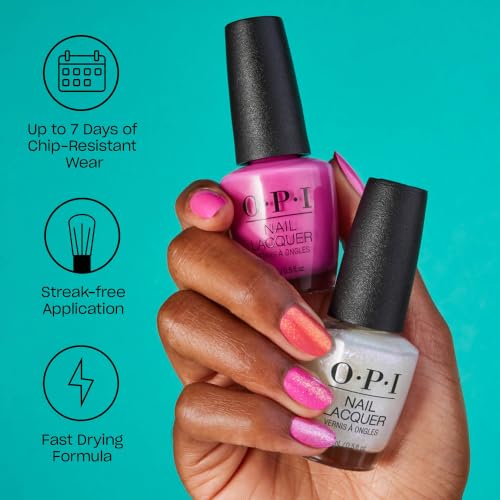 OPI Fall 2026 Nail Lacquer Set - Opaque Dark Purple Shimmer, Long-Lasting, Chip-Resistant