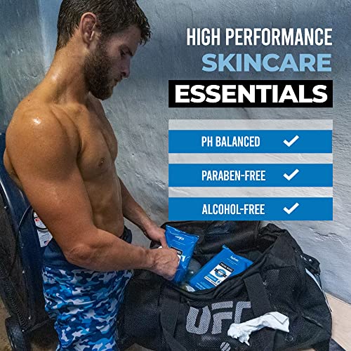 Game Face Cleansing Face Wipes 25 Count Pack XL Size Biodegradable Hydrating Refreshing for Sport & On-the-Go — Variation of THIS listing