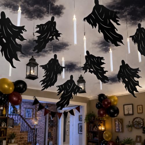 24 Pcs Halloween Wraith Hanging Decorations - No DIY Party Ornaments