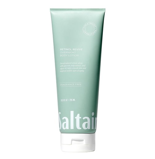 Saltair Retinol Revive Night Lotion – Dual-Action Retinol Body Lotion for Smoother, Firmer Looking Skin – Hydrating Moisturizer with Kelp, Allantoin & Glycerin – 13oz Pump Bottle