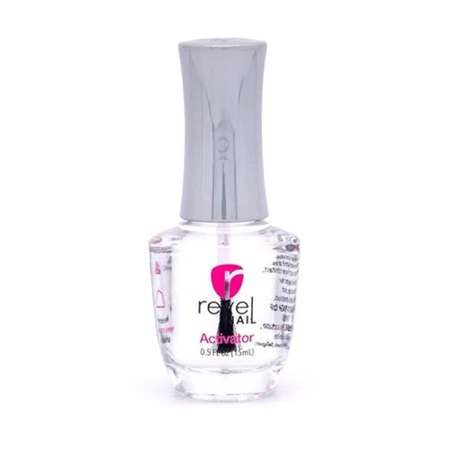 Revel Nail Dip Powder Liquid Set, Base Coat, Activator, Finish Gel & Gel Thinner, 0.5oz, Made in USA