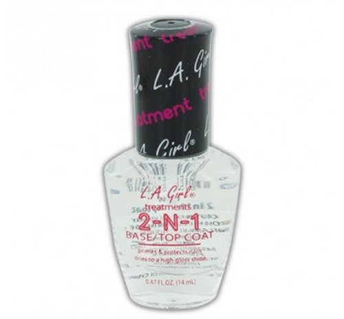 L.A. Girl ColorPop Nail Polish - 2-in-1 Base & Top Coat for Long-Lasting Shine and Protection