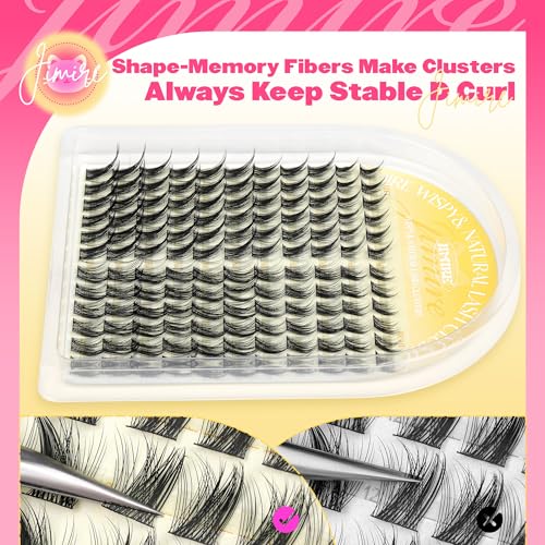 Cat Eye Lash Clusters C - Wispy Faux Mink 10-16MM Natural & Dramatic Look