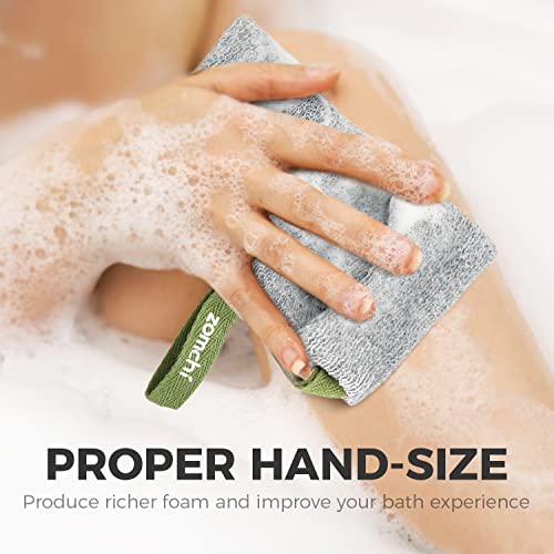 Gentle Exfoliating Soap Saver Bags for Bar Soap - 2 Pack, Grey