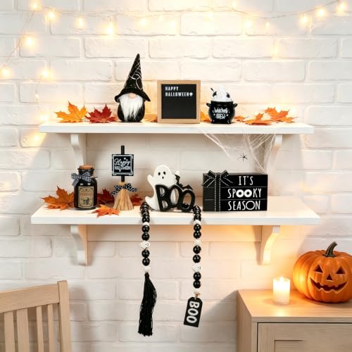 Halloween Tiered Tray Decor Set - 8 Pieces for Indoor Seasonal Display