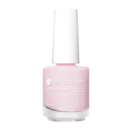 Dazzle Dry Nail Lacquer (Step 3) - Girlishly Giddy - A classic light pink with cool undertones. Full coverage cream. (0.5 fl oz)