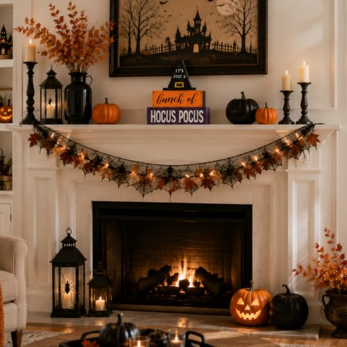 Indoor Halloween Witch Hat Table Decor - Spooky Hocus Pocus Sign