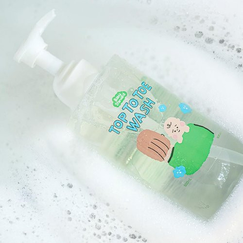 Skiennix Baby Wash & Shampoo - Tear-Free, Low pH Plant-Based Foam, Unscented, 16.9 fl. oz.