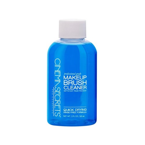 Cinema Secrets Original Blue Vanilla Makeup Brush Cleaner - Quick-Drying, Rinse-Free Solution for Stubborn Waterproof Makeup
