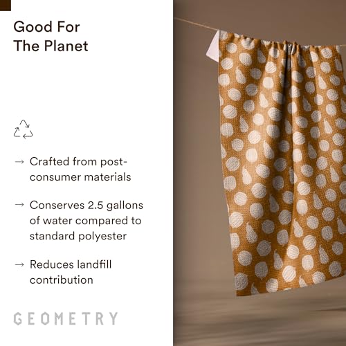 Kitchen Towels Microfiber Dish Cloths - Quick Dry & Absorbent, Pumpkin Patch, 18x30 Inches - 1 Piece