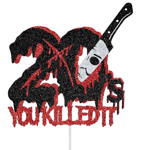 Halloween 30th Birthday Cake Topper - You Killed It 20s Design