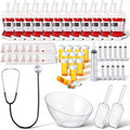 53-Piece Nurse Party Decorations Set with Blood Bags, Syringes & Stethoscope