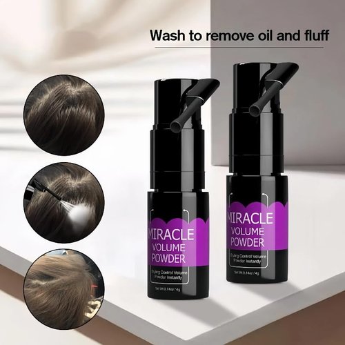 Gowwim Texture Powder - 360° Rotating Nozzle Design for Instant Volume & Oil Control | 4g Non-Greasy Matte Finish