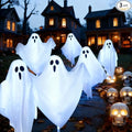 3 Pack Solar Ghost Pathway Lights Outdoor Halloween Stake Decor
