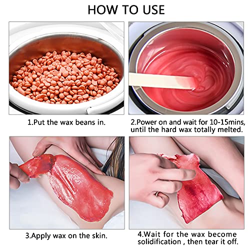 White Single Pot Wax Warmer 600ml Professional Hair Removal Heater