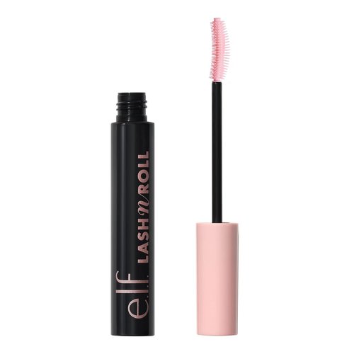 e.l.f. Lash 'N Roll Mascara - Curling Formula for Lifted, Separated Lashes | Vegan, Long-Lasting, Deep Brown