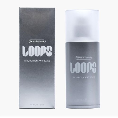 LOOPS Collagen Wrapping Mask - Lifts and Firms Skin for a Smoother Look - Peel Off Collagen Face Masks - Skin Tightening Facial Mask for Anti-aging, Moisturizing, Replenishing Overnight Face Mask