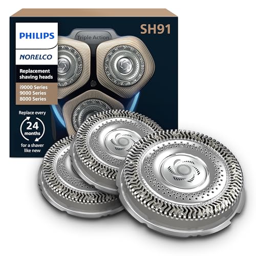 Genuine Philips Norelco Replacement Shaver Heads 3 Pack - Series S9000 & S8000