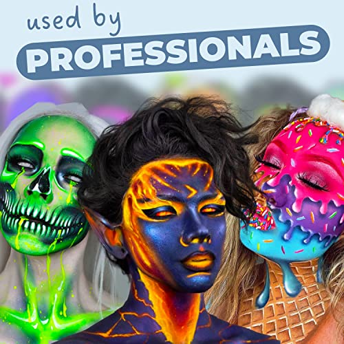Split Red & White Face & Body Paint – Water-Based Professional Makeup 30g