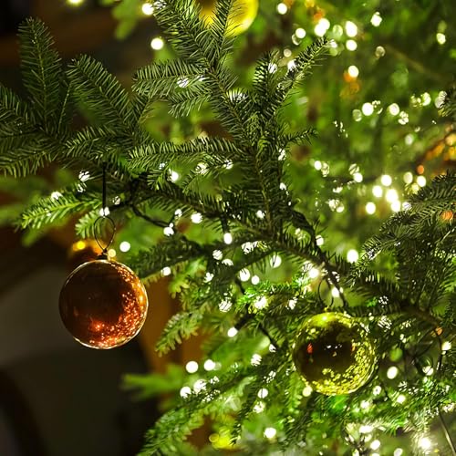 Cool White 132ft 400 LED Christmas String Lights with Timer & 8 Modes