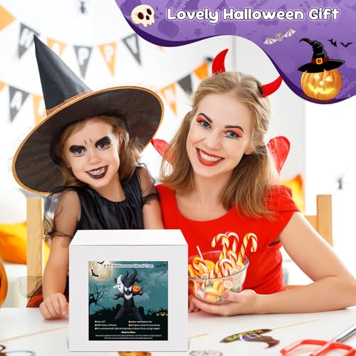 6FT Spooky Halloween Inflatable Tree with Pumpkin and Ghost - Indoor Outdoor Decor