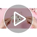 Pink Halloween Ghost Table Decorations - Coquette Bows Ghost - 4 Pcs Wooden Figurines for Home & Party