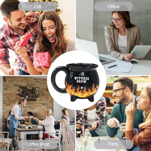 Heat Changing Cauldron Mug - 10oz Halloween & Witch Brew Coffee Cup