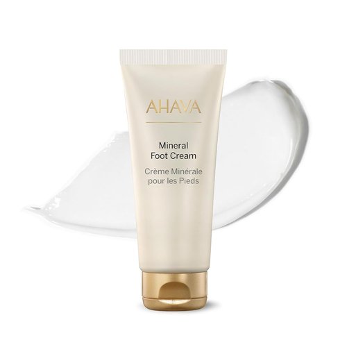 AHAVA Dead Sea Water Mineral Foot Cream - Nourishing Hydration for Dry Feet | Prevent Cracks & Irritations