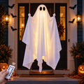 Large 5.8 FT Swinging Ghost with Lights Halloween Yard Decoration