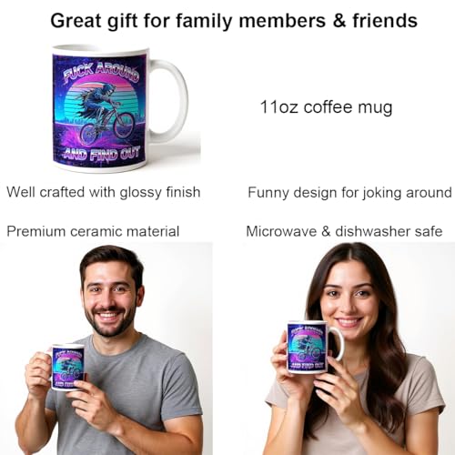 Halloween Reaper Coffee Mug - Funny Gag Gift for Men & Women, 11oz
