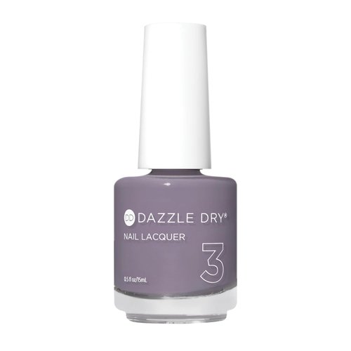 Dazzle Dry Nail Lacquer (Step 3) - Anticipation - An opaque dark slate gray with purple undertones. Full coverage cream. (0.5 fl oz)