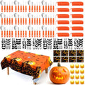 Halloween Pumpkin Carving Kit Set - 12 Orange Handle Tools & Accessories