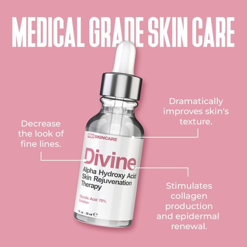 Glycolic Acid Peel 70% | Professional At-Home Chemical Peel for Acne Scars & Wrinkles - Liquid Exfoliant