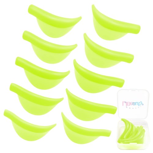 Libeauty Eyelash Lift Shield Lash Perm Pads 10 Pcs Reusable Eyelash Perming Curler Lower Eyelash Pads Lifting Rods
