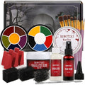 Professional SFX Makeup Kit with Liquid Latex, Blood, Face Paint & Sponges