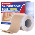 Silicone Scar Tape for Surgical & Keloid Scars, Reusable 1.6x60 Inch Roll