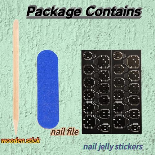 Halloween Almond Press On Nails - Medium Gradient Fake Nails Style C022